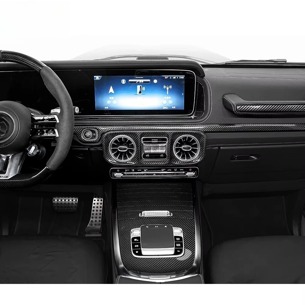 W464 to W465 Center Control Interior Central Control Frame Panel Trim G500 G63 G450D Interior Car Center Console System Parts